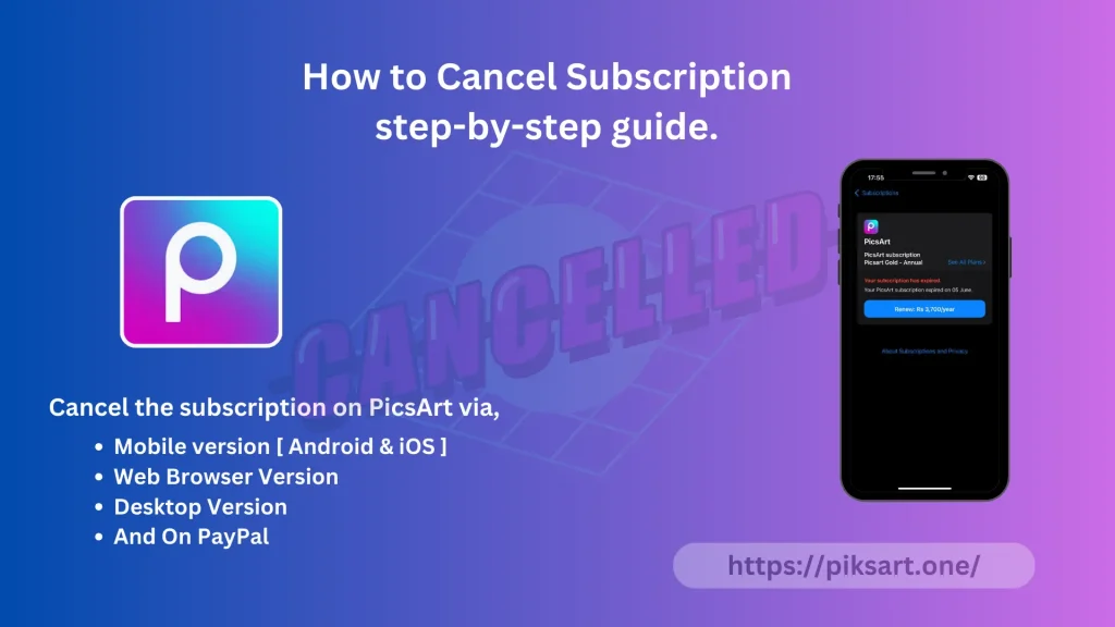 How to Cancel Your PicsArt Subscription: Step by Step Guide banner