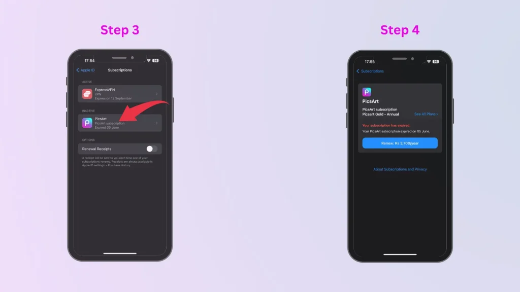 How to cancel PicsArt Subscription on iOS Step by step guide part 2